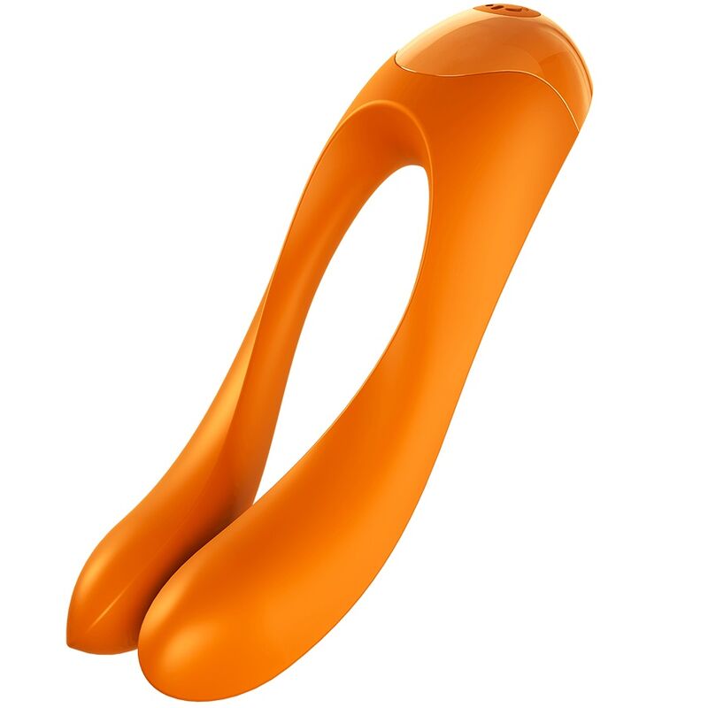 SATISFYER – CANDY CANE VIBRADOR DEDO NARANJA