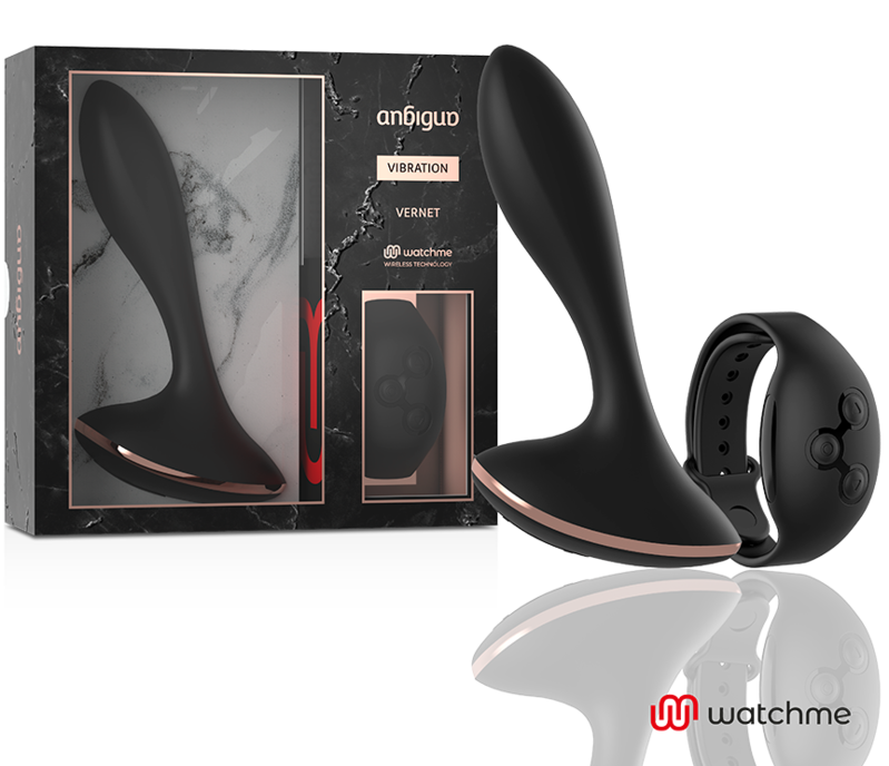 ANBIGUO – WATCHME CONTROL REMOTO VIBRADOR PLUG ANAL VERNET
