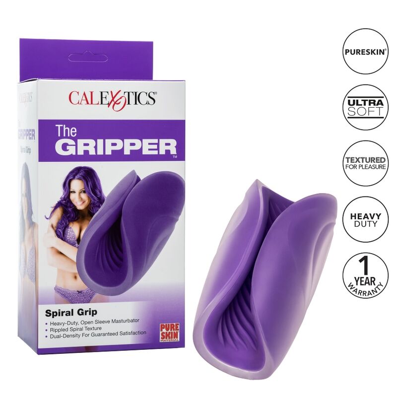 CALEXOTICS – SPIRAL GRIP MASTURBADOR TEXTURADO