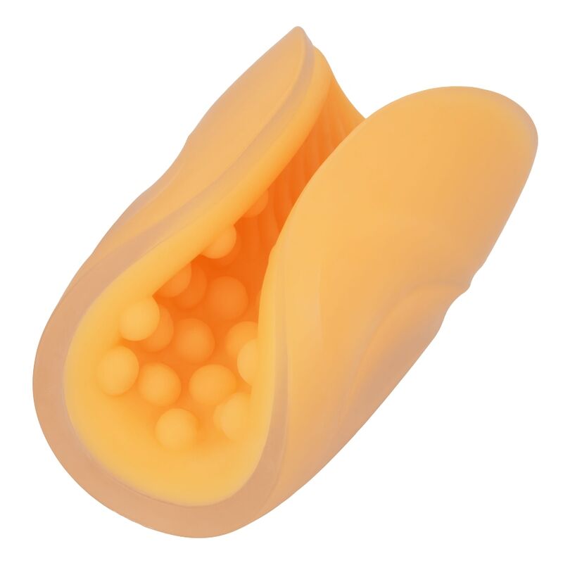 CALEXOTICS – BEADED GRIP MASTURBADOR TEXTURADO NARANJA