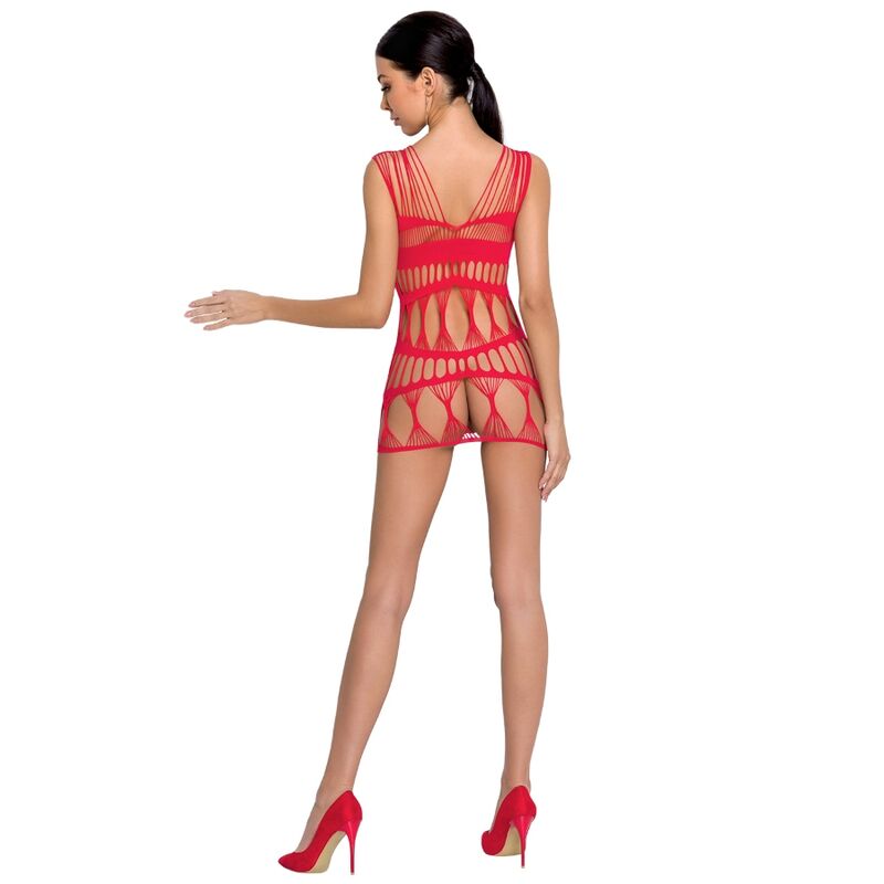 PASSION – WOMAN BS089 BODYSTOCKING ROJO TALLA UNICA