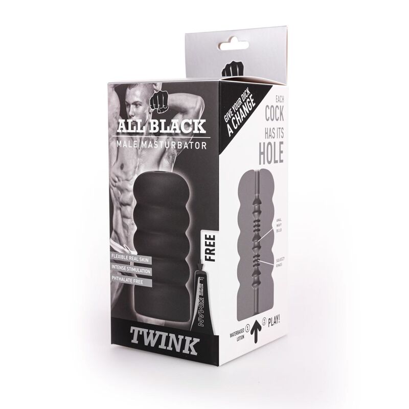 ALL BLACK – MASTURBADOR TWINK