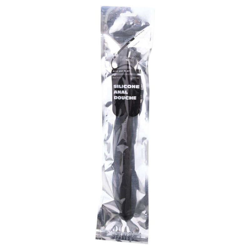 ALL BLACK – DUCHA ANAL HINCHABLE SILICONA 27 CM