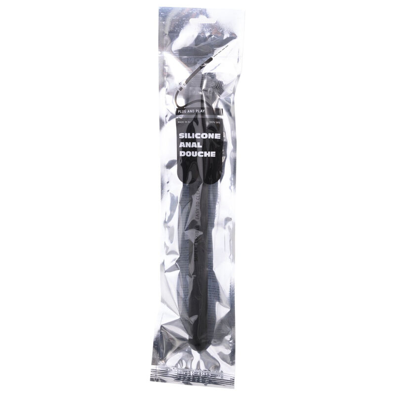 ALL BLACK – RIDGED DUCHA ANAL SILICONA 27 CM