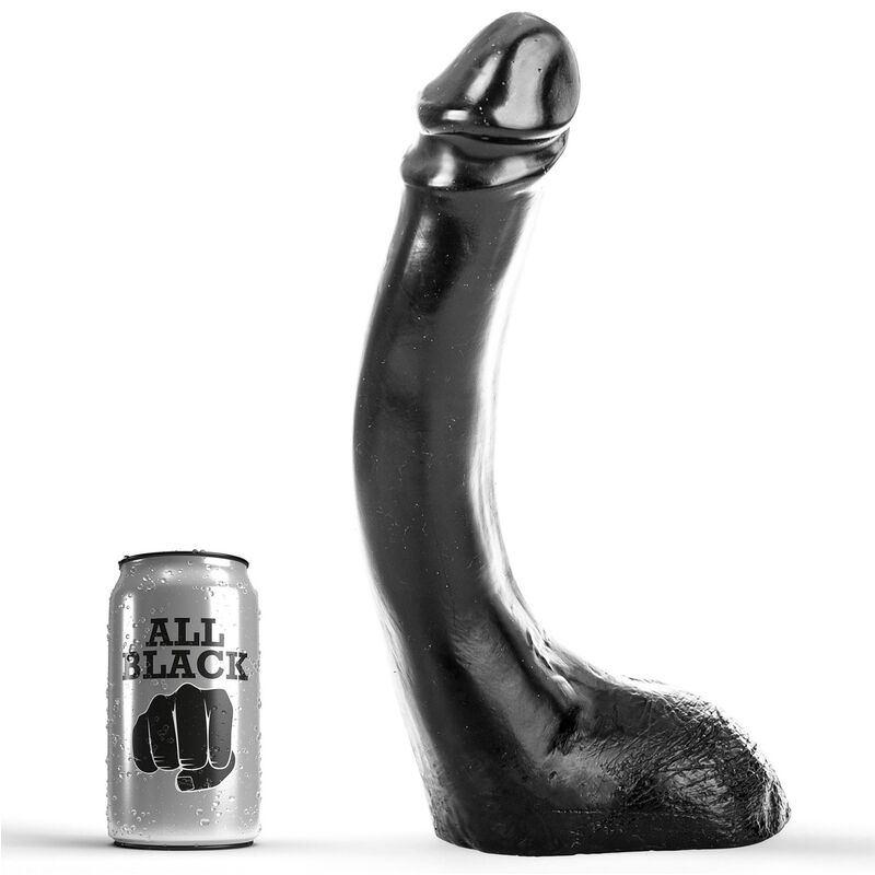 ALL BLACK – DILDO NEGRO 29 CM FISTING