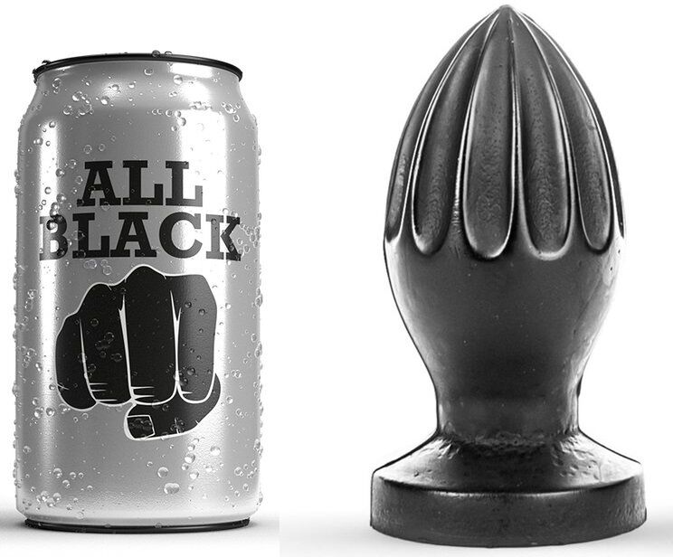 ALL BLACK – PLUG ANAL 12 CM