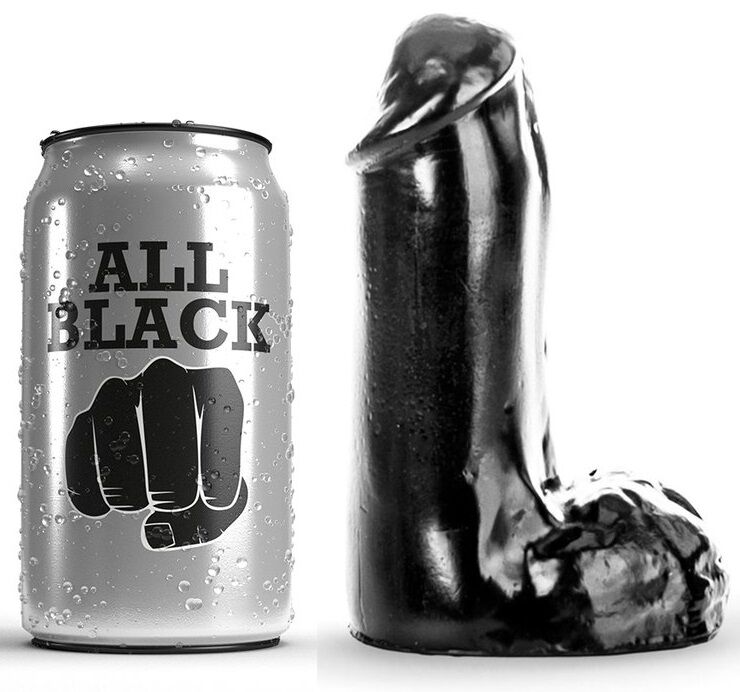 ALL BLACK – DILDO REALISTICO 13 CM