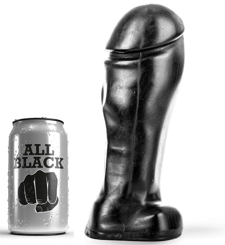 ALL BLACK – DONG 22 CM PUNTA ANCHA
