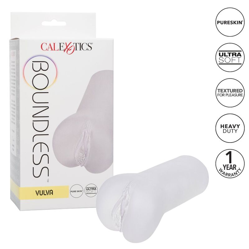 CALEXOTICS – BOUNDLESS VULVA MASTURBADOR TRANSPARENTE