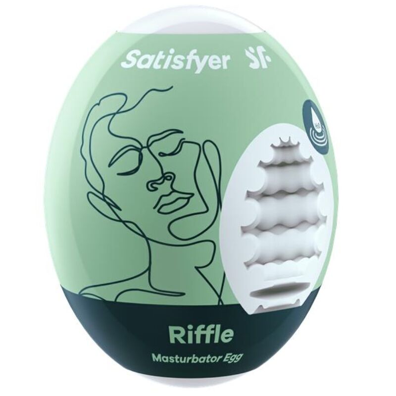 SATISFYER – RIFFLE HUEVO MASTUBADOR