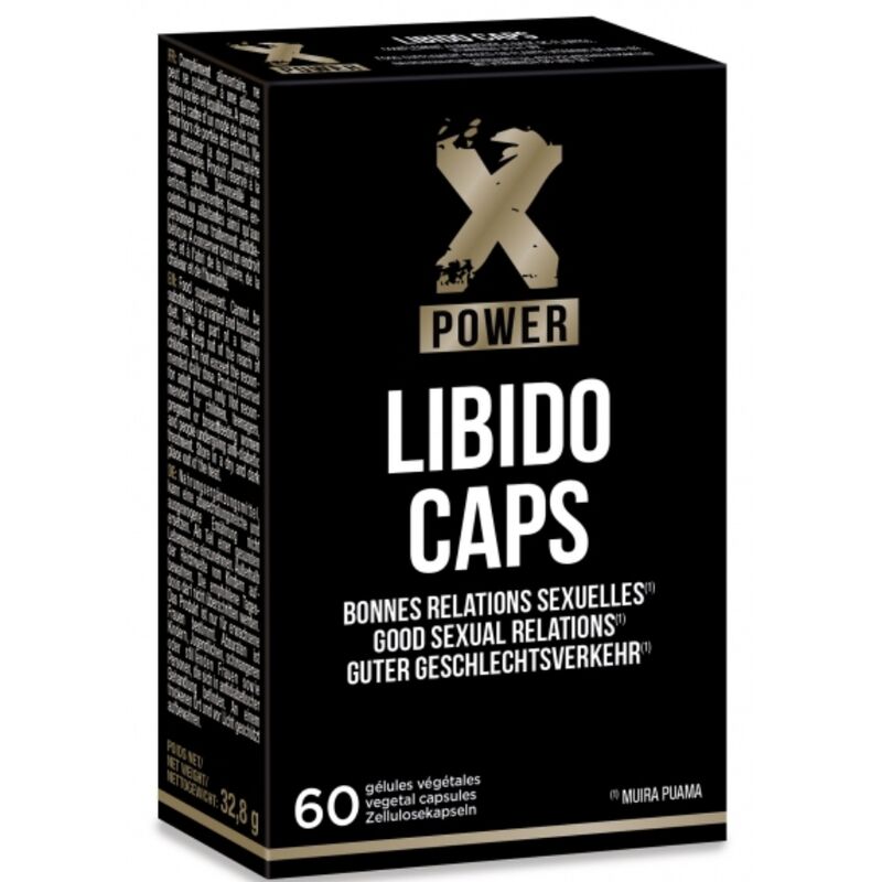 XPOWER – LIBIDO CAPS COMPLEMENTO AUMENTO LIBIDO Y PLACER 60 UNIDADES