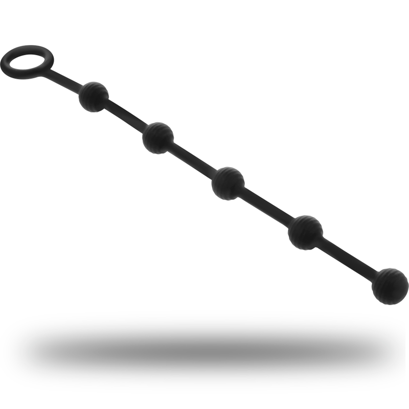 Cadena anal de silicona con 5 bolas pequeñas Ø 1,2 cm OHMAMA