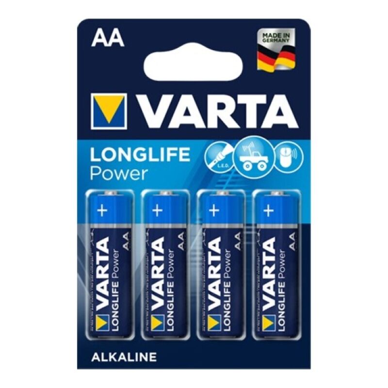 VARTA – LONGLIFE POWER PILA ALCALINA AA LR6 BLISTER*4