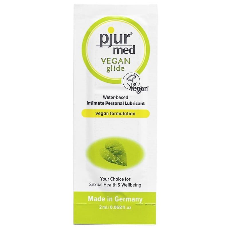 PJUR – MED VEGAN GLIDE LUBRICANTE BASE AGUA 2 ML