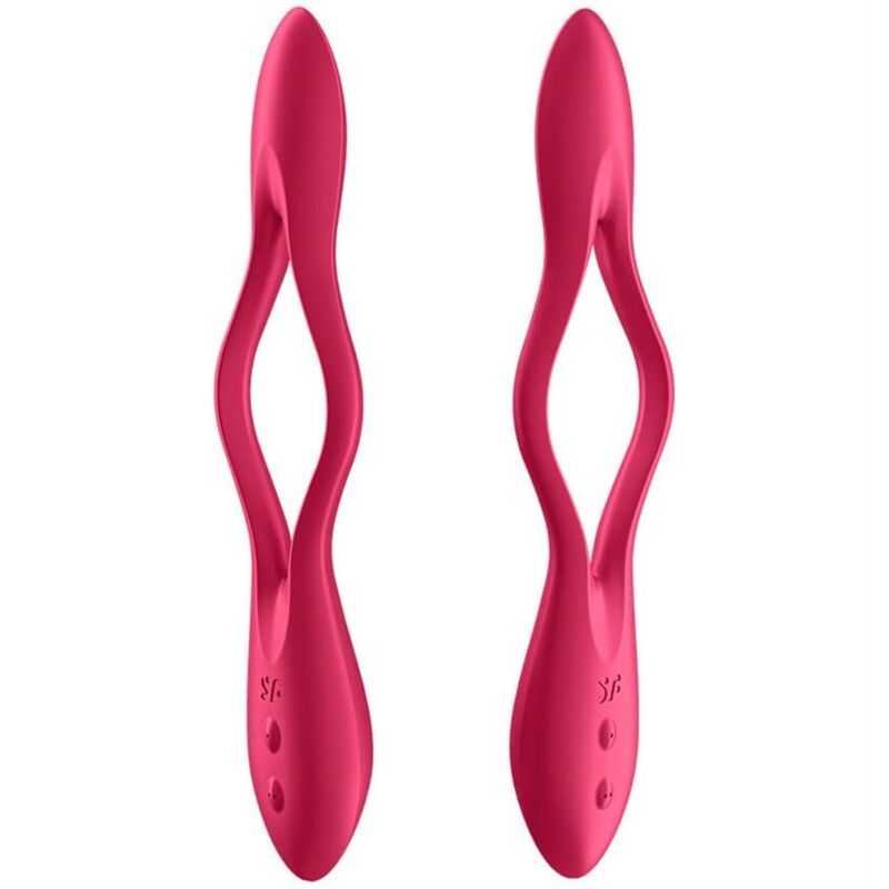 SATISFYER – ELASTIC JOY MULTI VIBRADOR ROJO