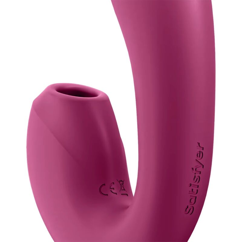 SATISFYER – SUNRAY ESTIMULADOR Y VIBRADOR APP ROJO