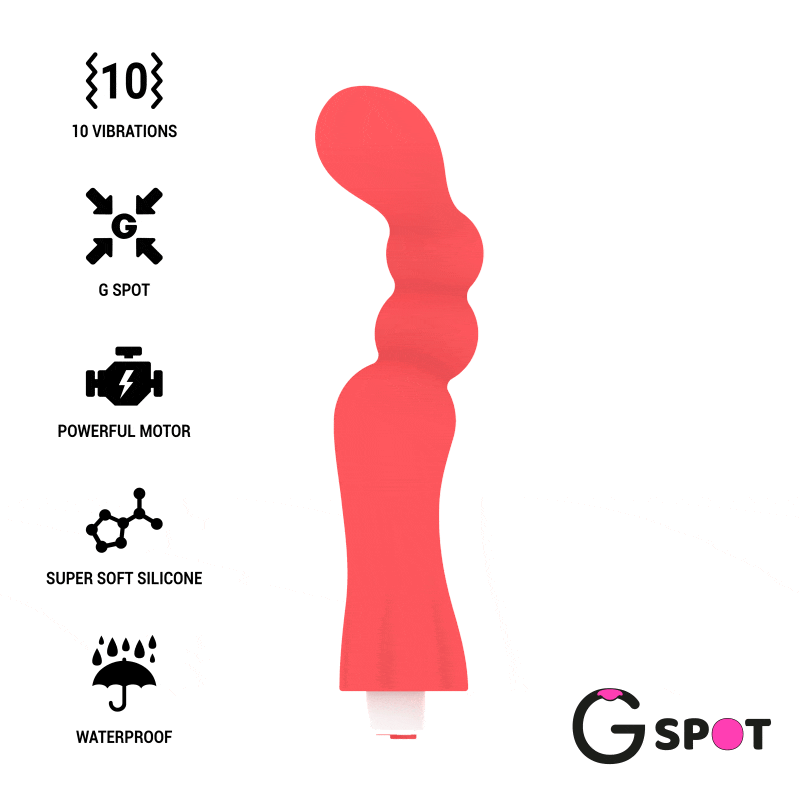 G-SPOT – GOHAN VIBRADOR PUNTO G LIGHT RED