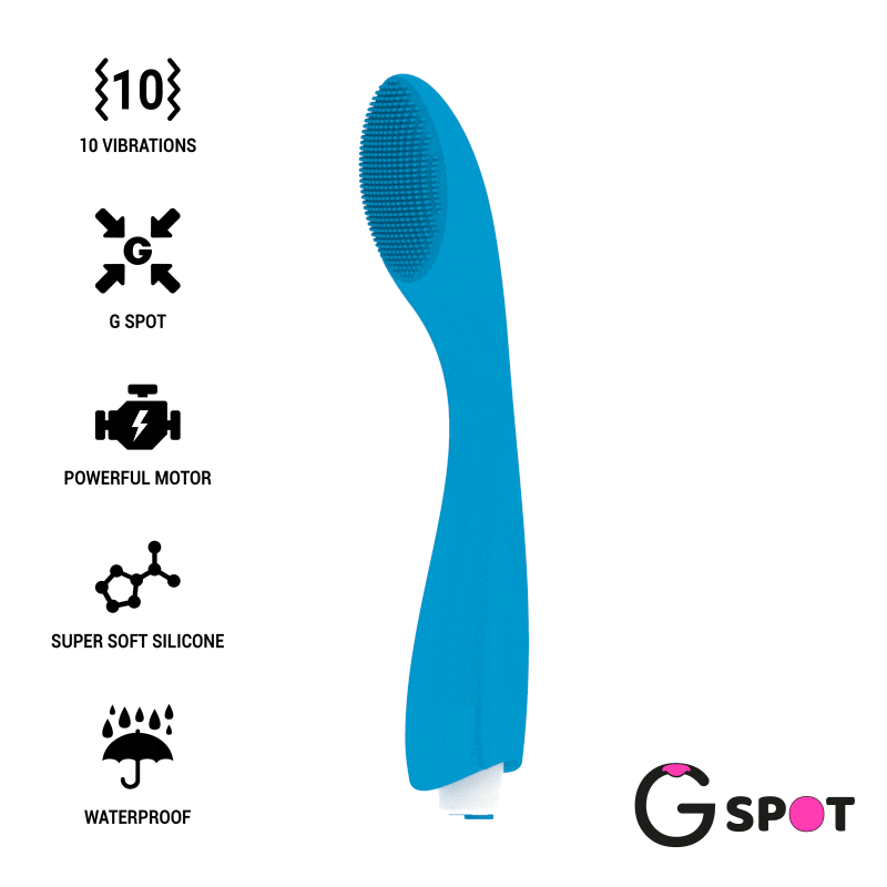 G-SPOT – GYLBERT VIBRADOR AZUL TURQUESA