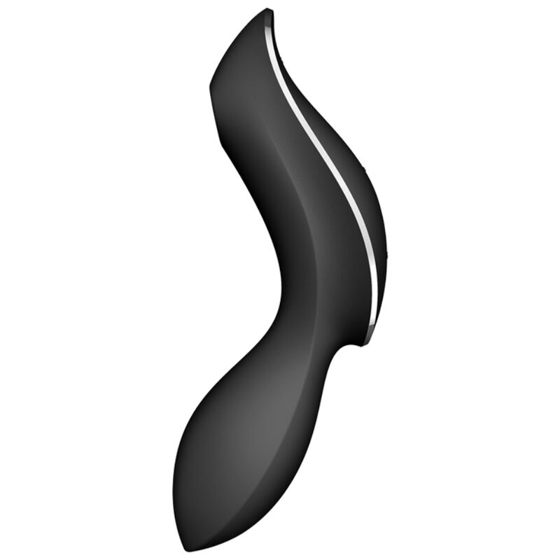 SATISFYER – CURVY TRINITY 2 ESTIMULADOR Y VIBRADOR NEGRO
