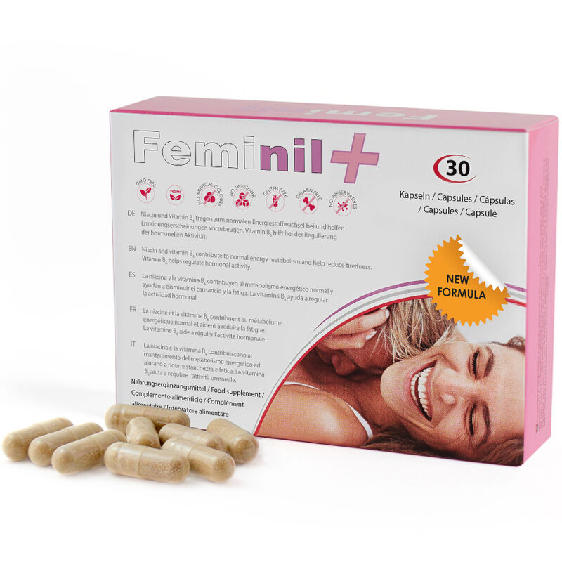 500 COSMETICS – FEMINIL+ AUMENTO LIBIDO SEXUAL FEMENINO – 30 CAPSULAS