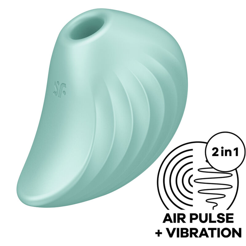 SATISFYER – PEARL DIVER ESTIMULADOR Y VIBRADOR VERDE