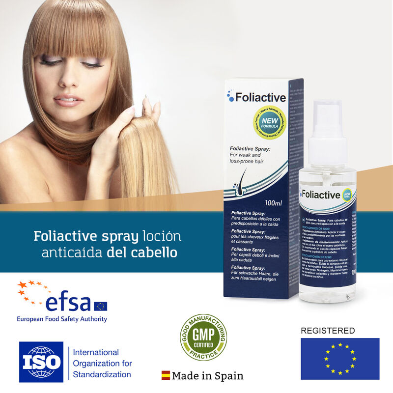 500 COSMETICS – FOLIACTIVE SPRAY PARA EVITAR CAIDA CABELLO Y SU CRECIMIENTO