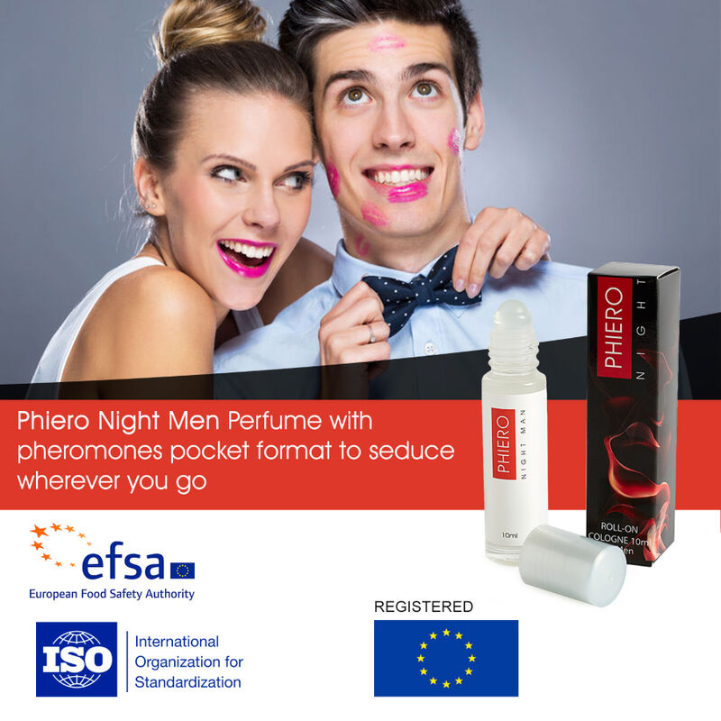 500 COSMETICS – PHIERO NIGHT MAN PERFUME FEROMONAS HOMBRE CON ROLL-ON