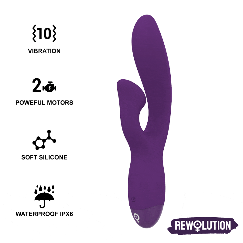 REWOLUTION – REWOFUN VIBRADOR FLEXIBLE CON RABBIT