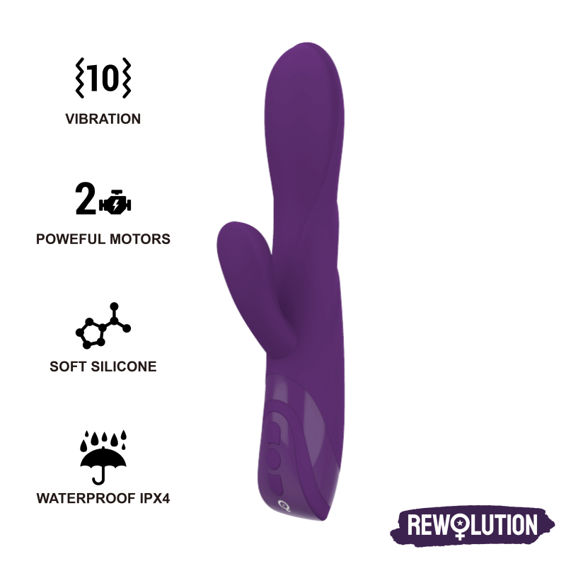 REWOLUTION – REWORABBIT VIBRADOR FLEXIBLE CON RABBIT