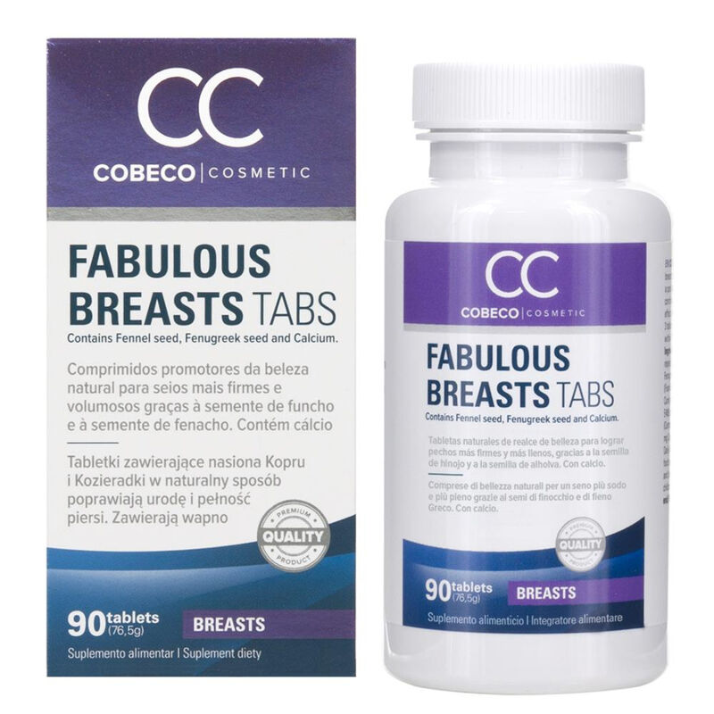 COBECO – CC FABULOUS BREASTS AUMENTADOR DE SENOS 90 CAPSULAS – ES