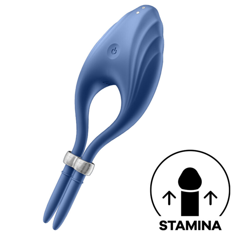 SATISFYER – DUELIST ANILLO VIBRADOR AZUL