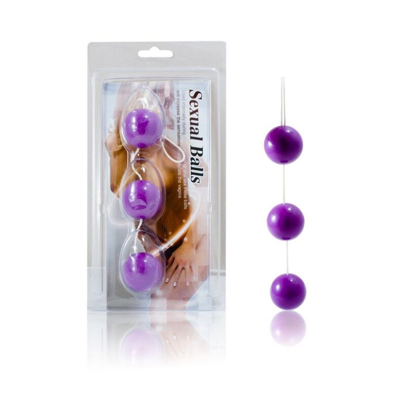 3 Bolas chinas anales lilas SEXUAL BALLS BAILE