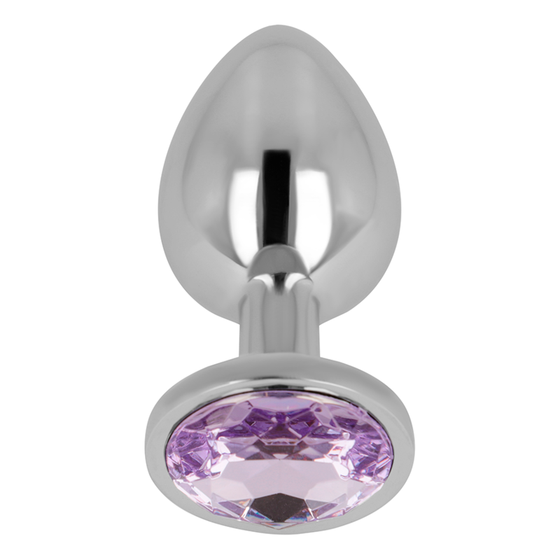 OHMAMA – ANAL PLUG WITH VIOLET CRYSTAL 8 CM