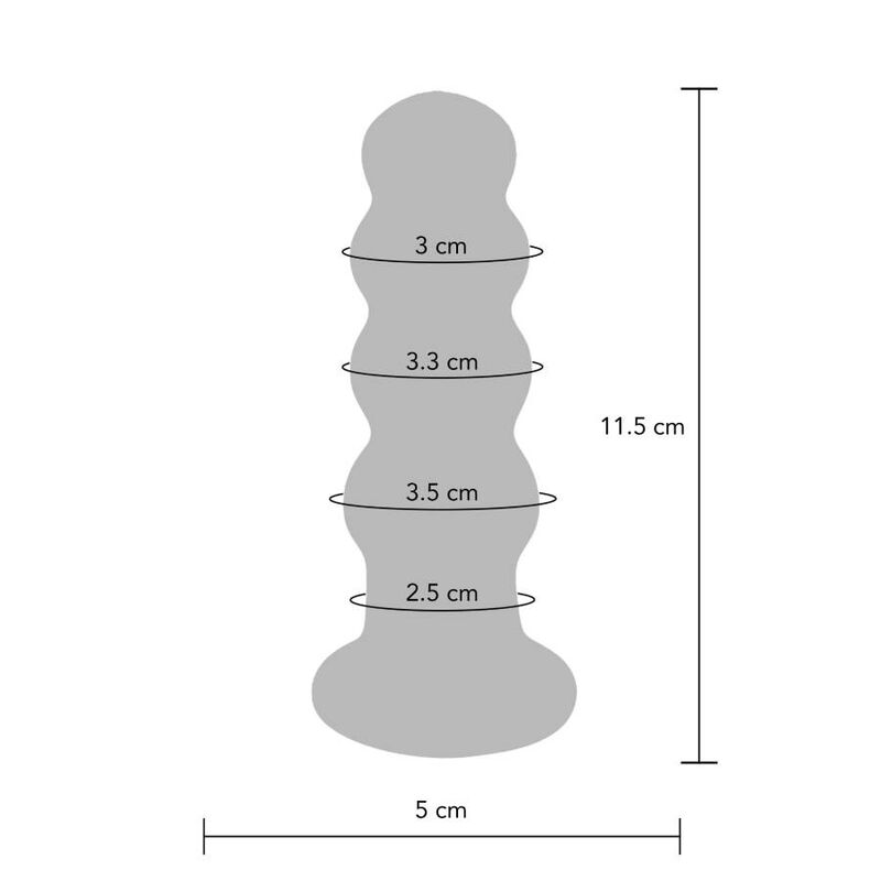 TOYJOY – BUTTOCKS THE RADIANT GLASS BUTTPLUG