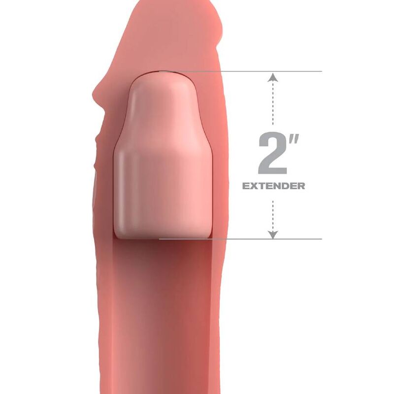 FANTASY X- TENSIONS – PIPEDREAMS EXTENSION W STRAP 15,24 CM SKIN