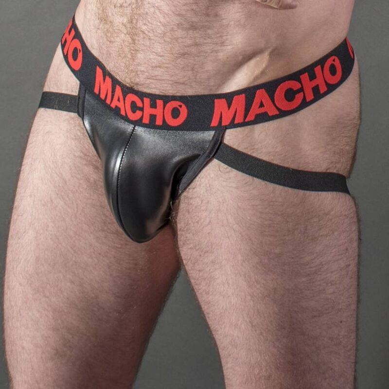 MACHO – MX25RC JOCK CUERO ROJO S