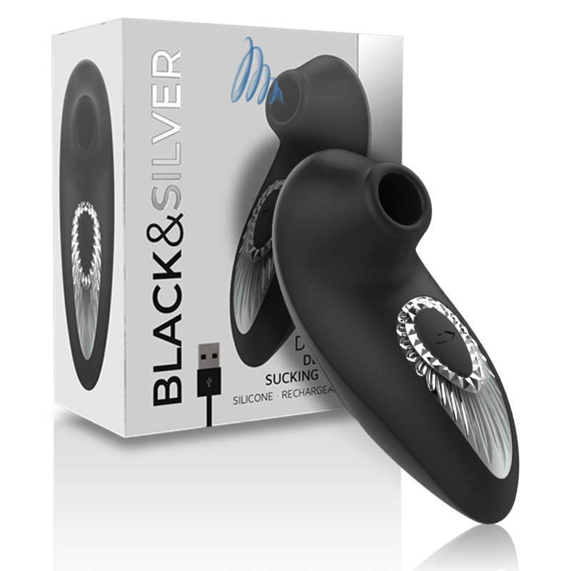 BLACKSILVER – DRAKE DELUXE SUCKING VIBE SILICONA RECARGABLE NEGRO