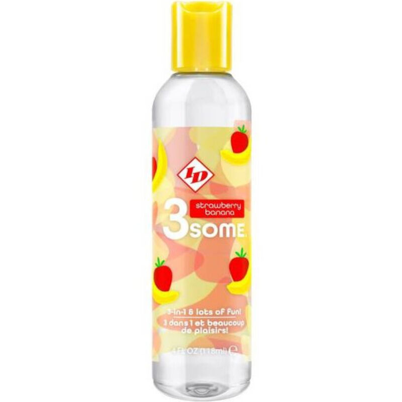 LUBRICANTE FRESA PLÁTANO ID 3SOME – 4 FL OZ