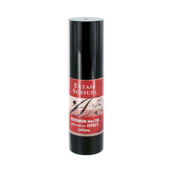 EXTASE SENSUAL – ACEITE MASAJE EFECTO CALOR CON FEROMONAS PIRULETA 30 ML