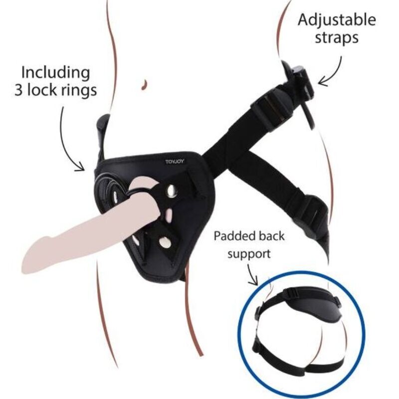 GET REAL – STRAP-ON DELUXE HARNES NEGRO