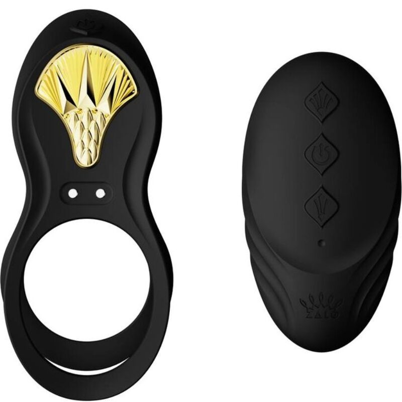 ZALO – BAYEK ANILLO VIBRADOR CONTROL REMOTO PAREJAS NEGRO