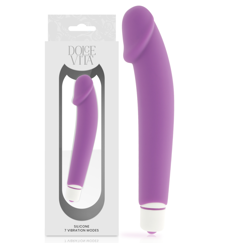 DOLCE VITA – REALISTIC VIBRADOR SILICONA LILA