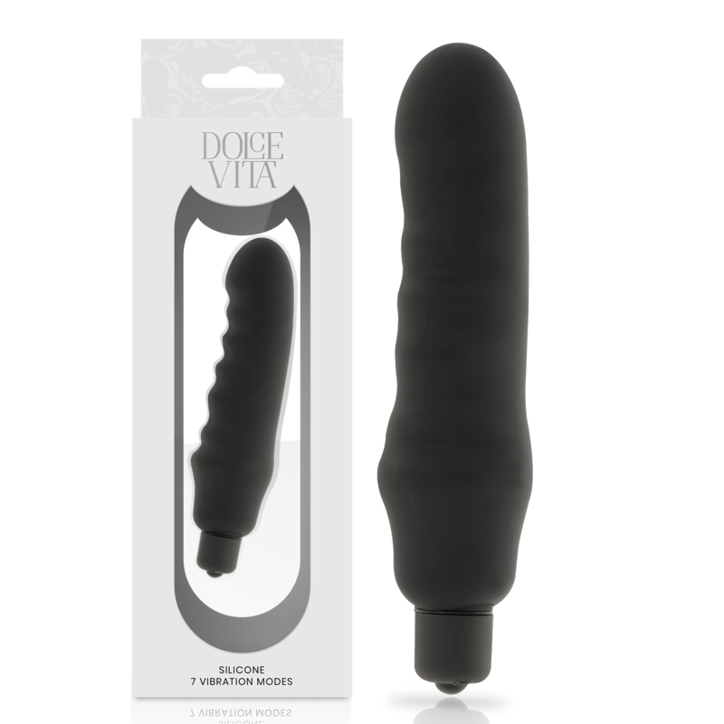 DOLCE VITA – GENIUS VIBRADOR SILICONA NEGRO