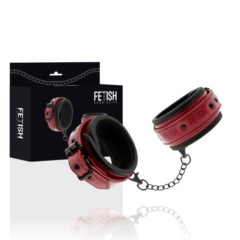 FETISH SUBMISSIVE DARK ROOM – ESPOSAS CUERO VEGANO CON FORRO DE NEOPRENO