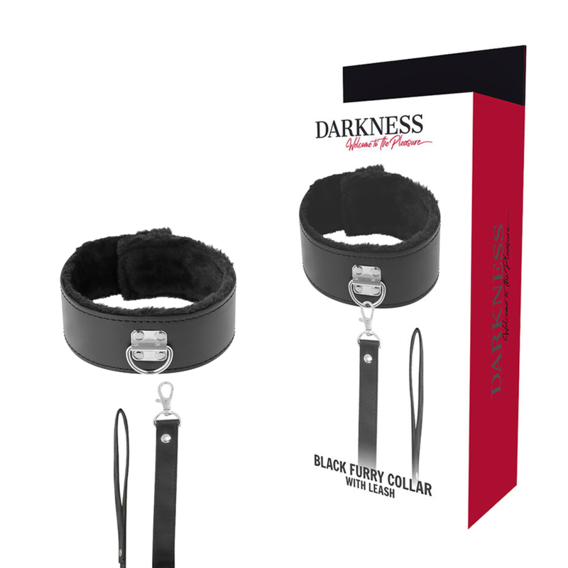 DARKNESS – COLLAR FORRADO CON CADENA TITANIUM