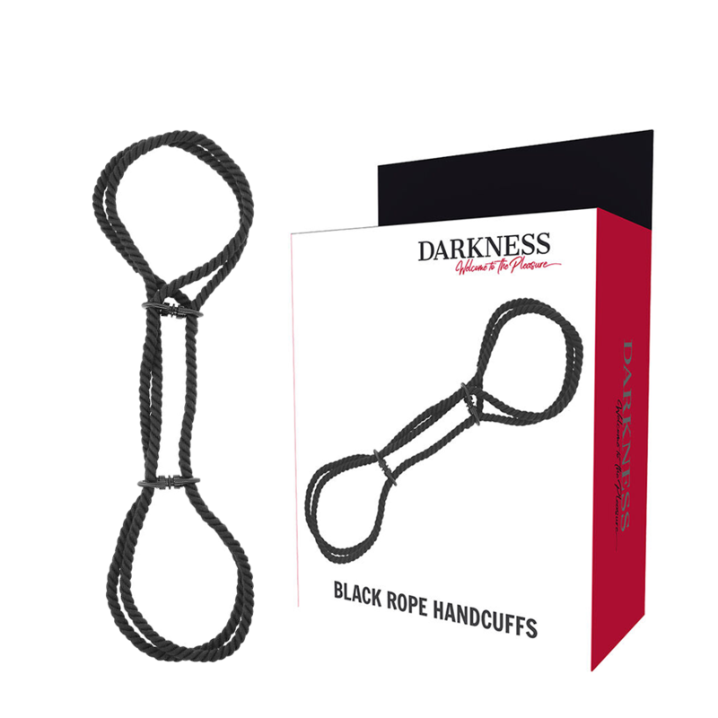 DARKNESS – ESPOSAS MANOS O TOBILLOS  CUERDA 100% ALGODON