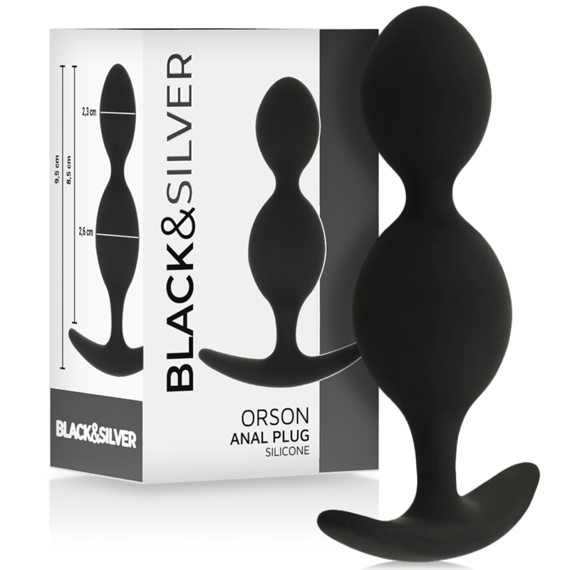 BLACKSILVER – ORSON PLUG SILICONA 2 ONDAS ANALES 9 CM