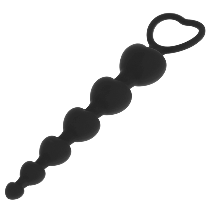 BLACKSILVER – MILA CADENA ANAL DE CORAZONES 18 CM