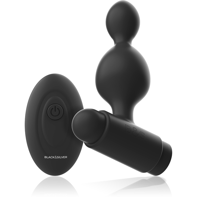 BLACKSILVER – TUCKER PEQUEÑO PLUG ANAL SILICONA CONTROL REMOTO