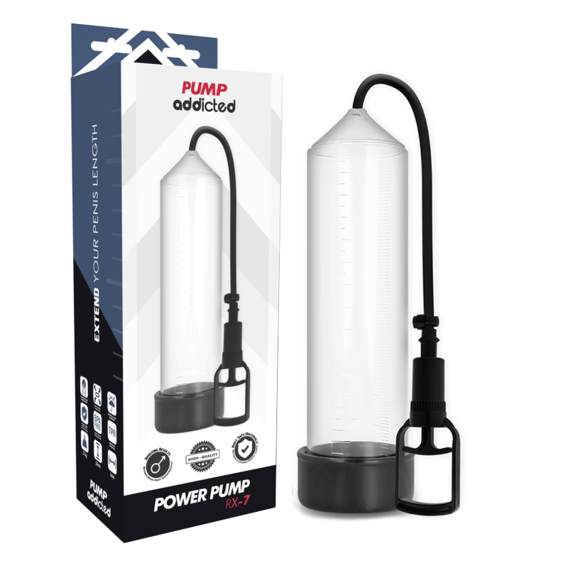 PUMP ADDICTED – BOMBA ERECCIÓN RX7 TRANSPARENTE